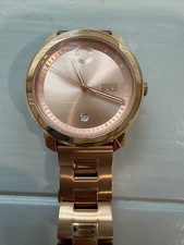 Pre-owned MOVADO BOLD PROPEL 3600991 ROSE GOLD DIAL BRACELET 36MM WOMEN WATCH
