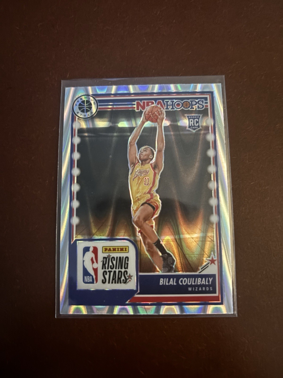 2023-24 Panini Nba Hoops Premium Stock Rising Stars Bilal Coulibaly Seismic