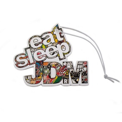 Lufterfrischer Duftbaum für Auto Tuning freshener stickerbomb 171 Eat sleep JDM
