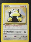 Pokemon Cards Snorlax 27/64 1st Edition Jungle Rare LP
