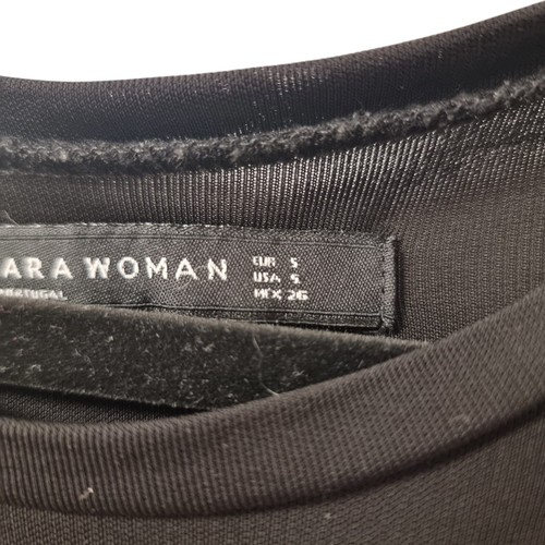Vestido Zara Mujer Largo Completo Negro Hecho en Portugal Talla 5 Envío Rápido - Imagen 11 de 11