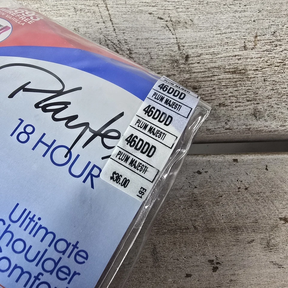 Sujetador Playtex 18 Horas Mujer Talla 46DDD Ciruela Soporte Inalámbrico Suavizante 4693 Foto 2 de 4