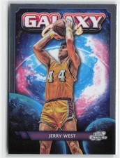 2023-24 Topps Chrome Cosmic Galaxy Greats Jerry West #GG-26 Los Angeles Lakers