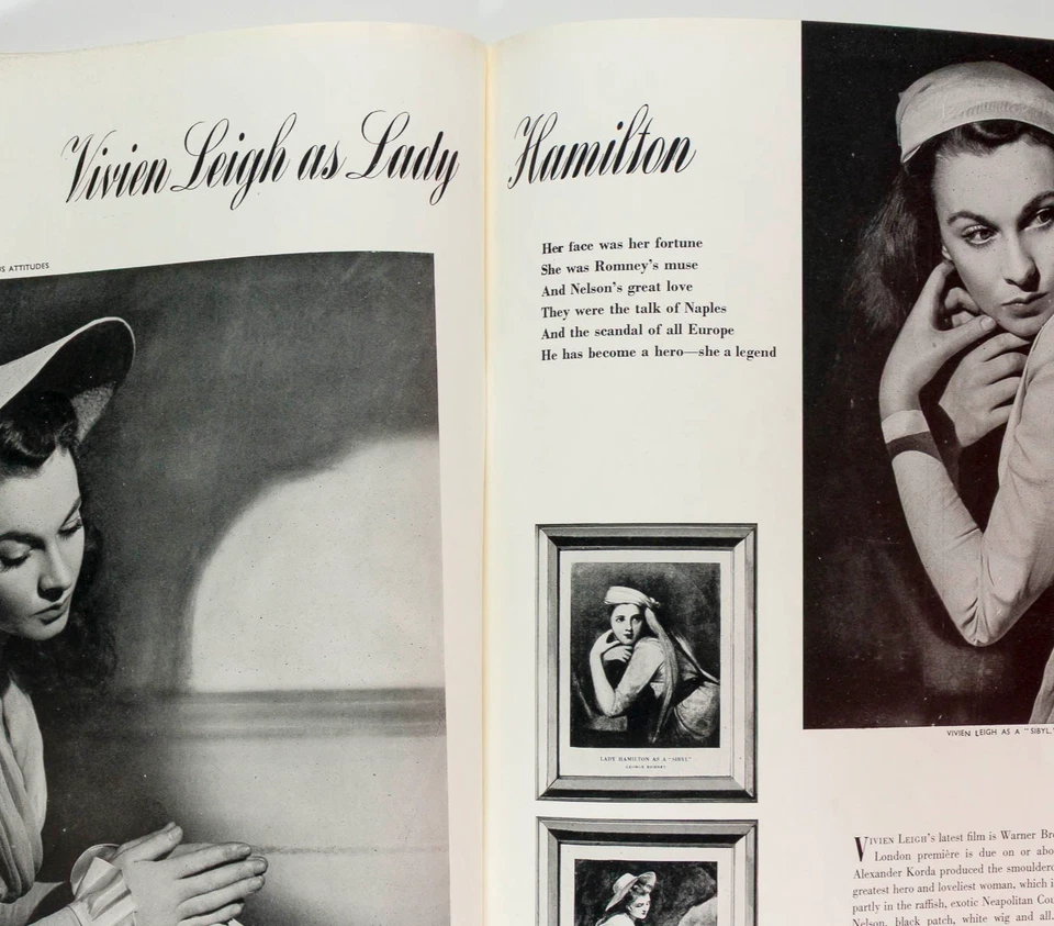 Gene Tierney VIVIEN LEIGH Lee Miller VOGUE August 1941 Norman Parkinson J PAGES - Image 2 of 4