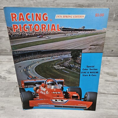 Racing Pictorial 1976 Spring Edition Magazine A.J. Foyt NASCAR USAC
