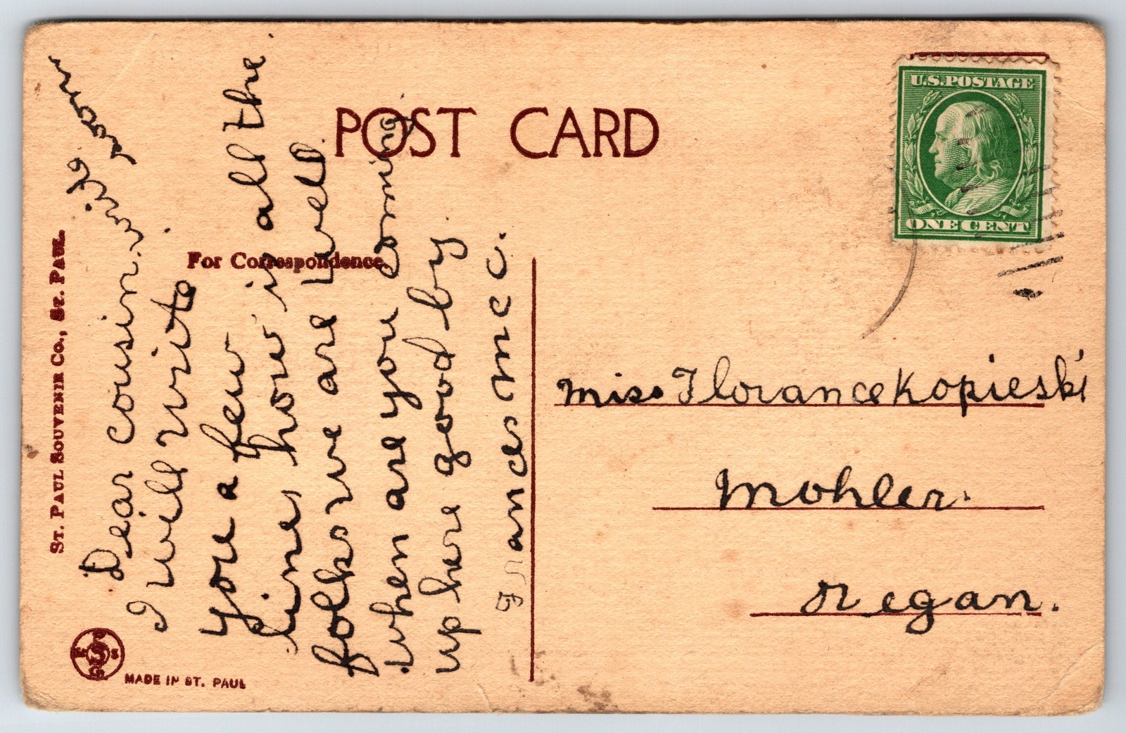 Turtle Lake WisconsinMain Street Drug Church1912