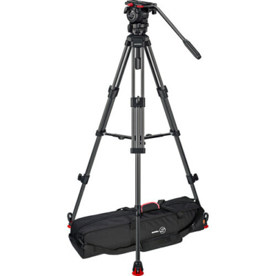 Sachtler System FSB 4 Sideload and 75/2 CF Tripod Legs Mid-Level Spreader 0373C