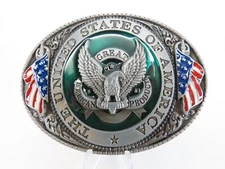 New United States of America Belt Buckle Great American Products Metal