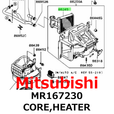 NEW】Mitsubishi Genuine LEGNUM DIAMANTE GALANT ASPIRE CORE,HEATER