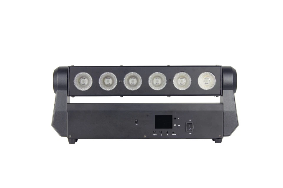 Rechargeable Moving Wash Light Bar/Wireless DMX 6X18W 6in1 Bar Wash Blacklight - Image 3 of 4
