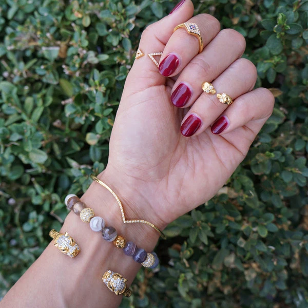 NEW $250 NIALAYA Authentic Bracelet Bangle Cuff Skyfall CZ 925 Silver s One Size - Image 3 of 4