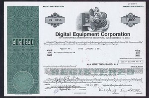 DIGITAL-EQUIPMENT-CORP-ORIGINAL-CERTIFICATE-for-1000-SHARES-in-CLEAN-CONDITION