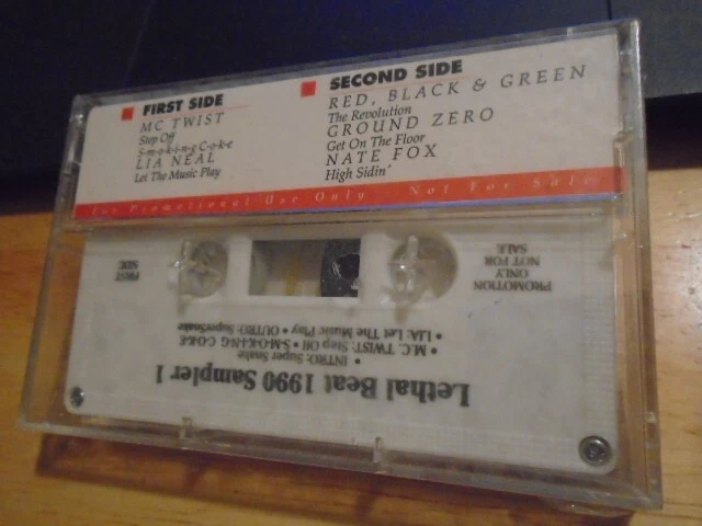 SEALED RARE PROMO Lethal Beat sampler CASSETTE TAPE hip hop MC Twist UNRELEASED - Image 2 of 2