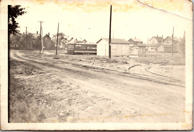1919 Original Photo NOT&L #563 S Market Canton OH Streetcar 3.25 X 2.25'' NOTL