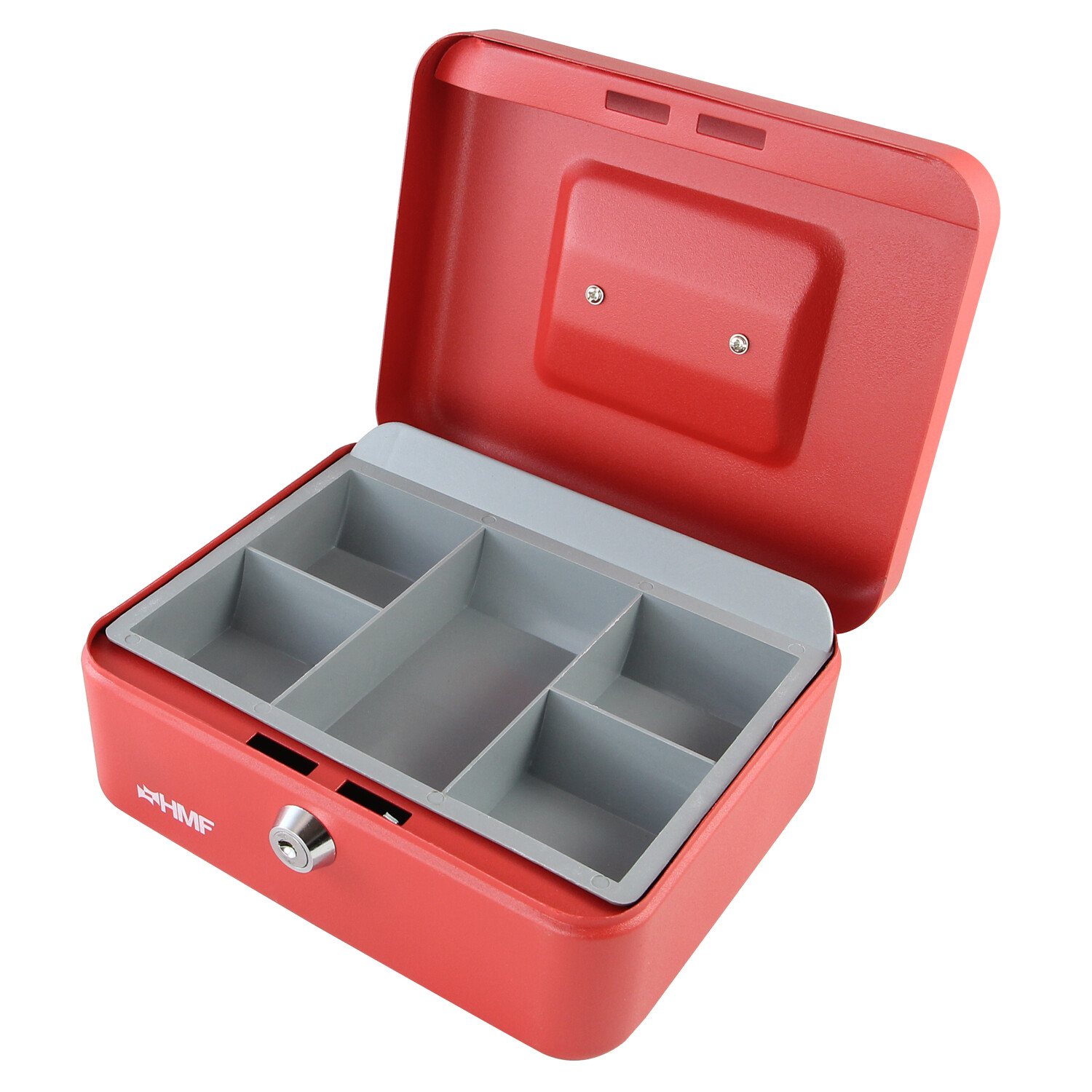 PARO Geldkassette Aus Stahl - Abschließbare Aufbewahrung Für Bargeld & Münzen In Hellblau