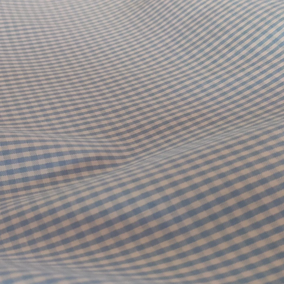Scoth Plaid Woven Cotton Blue Fabric Famous Designer Fabric Inspired - Image 3 of 4