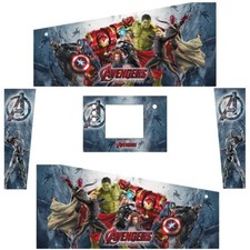 Stickers Marvel avengers pour Pincab Pinball Flipper