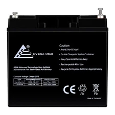 12V 20AH SLA Replacement Battery for CP12180D Internal Thread Terminal