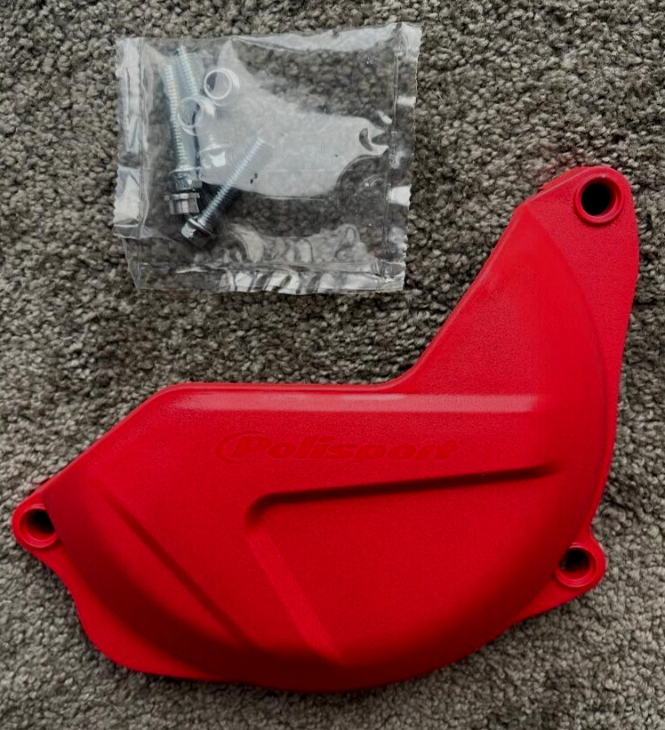 HONDA CRF 450 R  2010-2016  CLUTCH COVER PROTECTOR GUARD RED