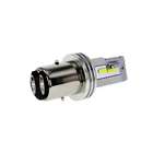 LED light bulb cold white 6000K 12V DC S2 BA20D H6 Motorbike Scooter
