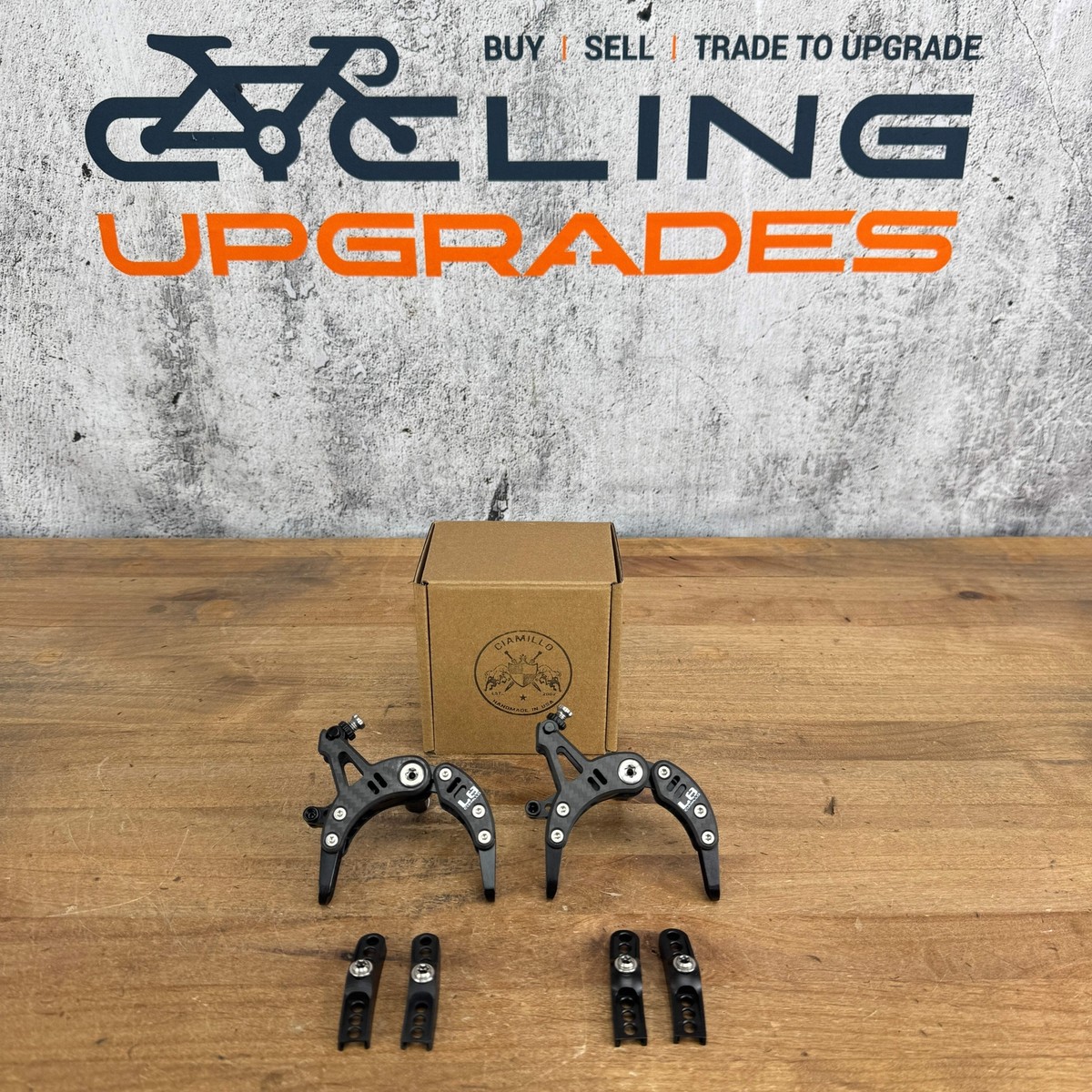 New! Ciamillo L8 Ultra Carbon Titanium Center-Mount Road Rim Brake