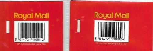 GB -1988 - 2 komplette Fensterhefte - postfrisch - SG GC 1 & GO 1 - Bild 2 von 2