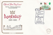 Domesday Royal Proclamation GB Cotswold Cover Gloucester 1985 NO INSERT (35730)