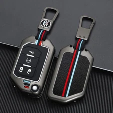 Metal Key Case Bag Holder Shell Cover For Jeep Wrangler JL Gladiator Accessories