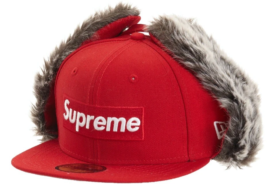 Supreme New Era 7 5/8 Dog Ear Flap Hat