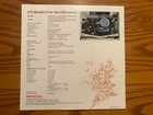 1975 Honda Civic Sales Brochure - Specifications and many color pictures - Nice! — photo 5