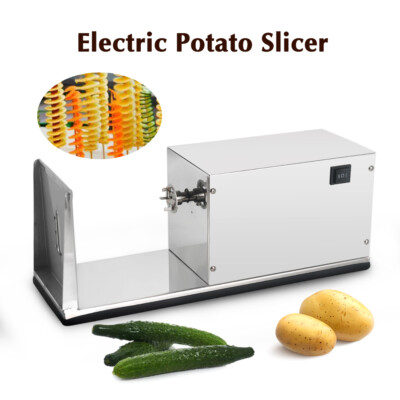 Elektrischer Spiralschneider Twisted Potato Tower Slicer Kartoffelschneider 220V