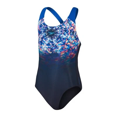 Speedo Badeanzug Mädchen splashback Eco Endurance+ chlorbeständig Schwimmen - Bild 1 von 4