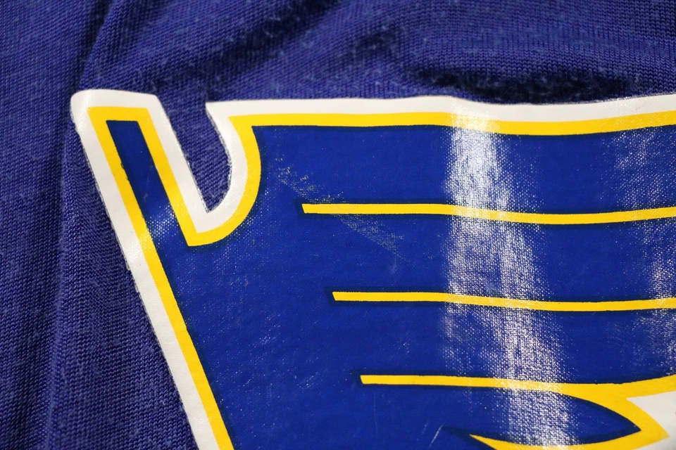 True Vintage 70s St. Louis Blues Jersey Rawlings Souvenir NHL Hockey - Image 3 of 4