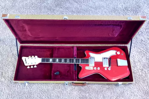 Airline guitar case Jack White JB Hutto Jetsons will fit many others.