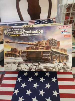 1/35 Dragon #6624 Sd.Kfz.181 Pz.Kpfw.VI Ausf.E Tiger I Mid Prod. w/Zimmerit