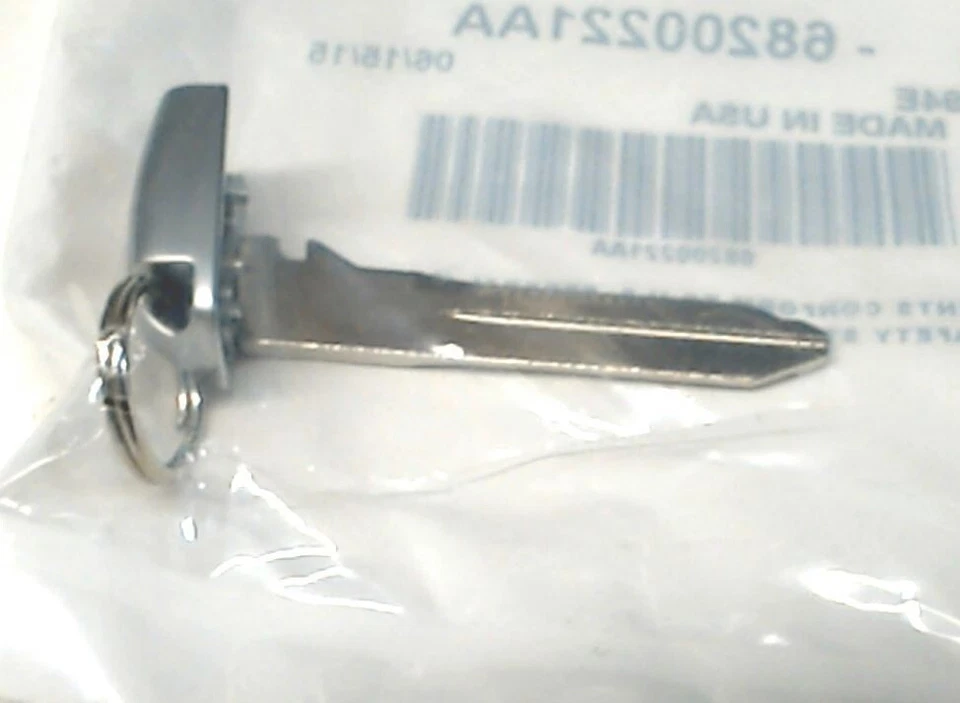 Mopar Emergency Key Blank for 2014-2024 Dodge Durango 68200221AA NEW OEM A' - Image 2 of 2