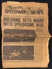 Illustrated Speedway News 9/19 1947 Bob Breading Speedrome Win Racing 23p Scarce