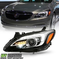2017-2019 Buick Lacrosse Hidxenon Wafs Led Drl Projector Headlight - Driver