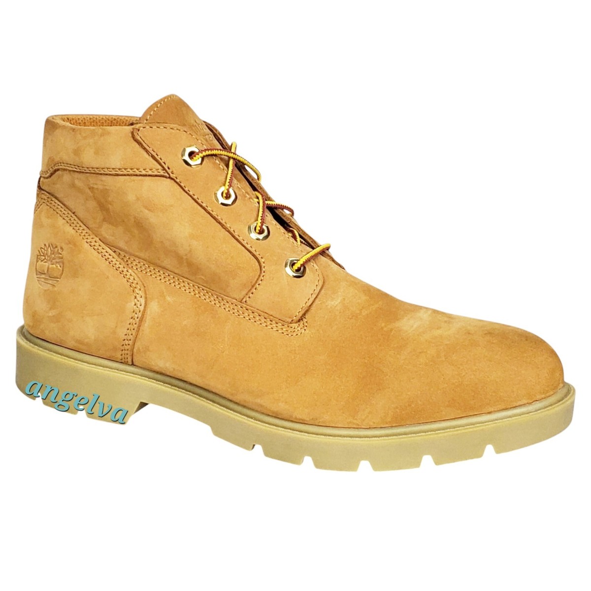 Timberland mens classic waterproof chukka boots wheat nubuck lace