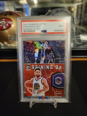 2021 Optic Stephen Curry PSA 10 Purple