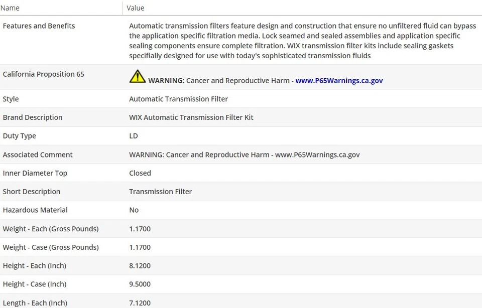 Filtro de aceite tipo OEM WIX para SAAB 96 SPORT 1962-1965 L3-0,8 L Foto 3 de 4