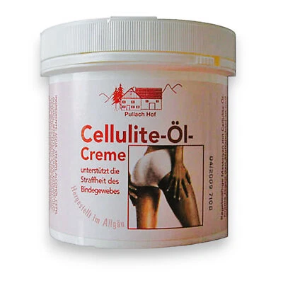 Cellulite-Öl-Creme 250ml vom Pullach Hof, Anti-Cellulite-Creme Regeneration