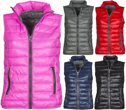 gilet gile smanicato donna eco piumino 100 grammi caldo sfiancato avvitato  piuma | eBay