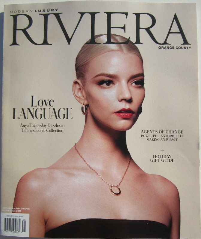 Riviera Orange County Modern Luxury Anya Taylor-Joy Chopard Dior November 2024