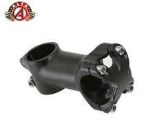 ALTA 60MM LONG BICYCLE ALLOY STEM 28.6/25.4MM 7091 BLACK.