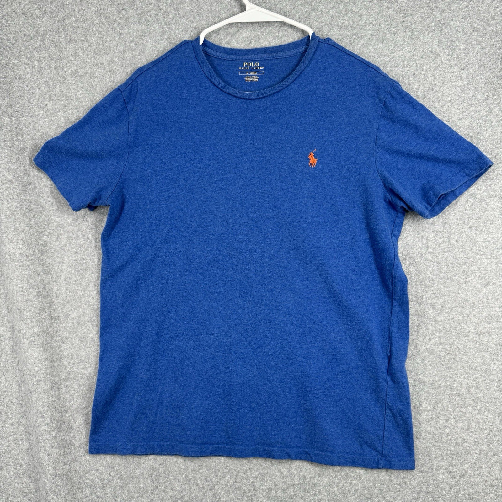 Polo Ralph Lauren t shirt uomo M blu girocollo manica corta pony maglietta casual