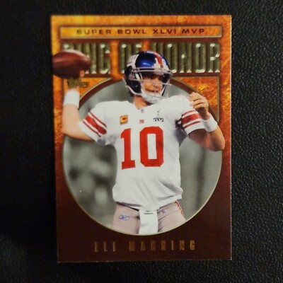 ELI MANNING 2012 TOPPS LOT OF 11 #RH46-EM RING OF HONOR XLVI MVP NFL GIANTS MINT