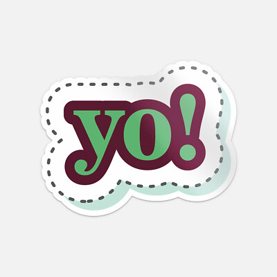 Yoooo Sticker Yo Car Bumper Vinyl Sticker Decal | eBay