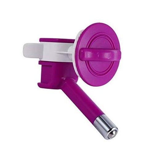 Pet Water Dispenser, Nozzle Automatic Dogs Cats Water Feeder Nozzle No Purple