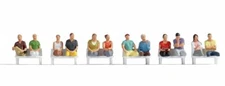 Noch Seated Passengers 15250 HO Scale